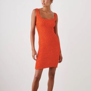 Rails Julie Dress - Cherry / Orange - Size S